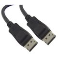 Cable Wholesale Cable Wholesale DisplayPort 1.2 Video Cable; DisplayPort Male; 10 foot 10H1-60110